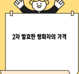 2차 발효한 쌍화차의 가격