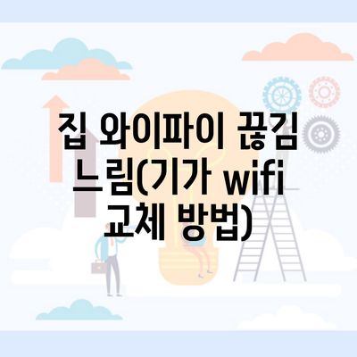 집 와이파이 끊김 느림(기가 wifi 교체 방법)