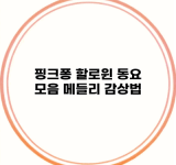 핑크퐁 할로윈 동요 모음 메들리 감상법