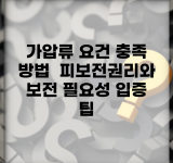 가압류 요건 충족 방법 | 피보전권리와 보전 필요성 입증 팁