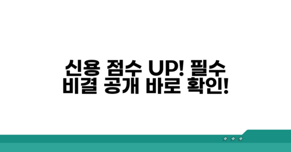 신용점수 높이는 핵심 비결