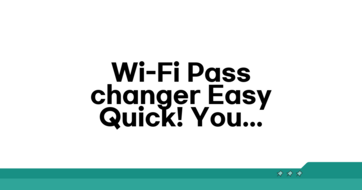 Wi-Fi 비밀번호 변경하기