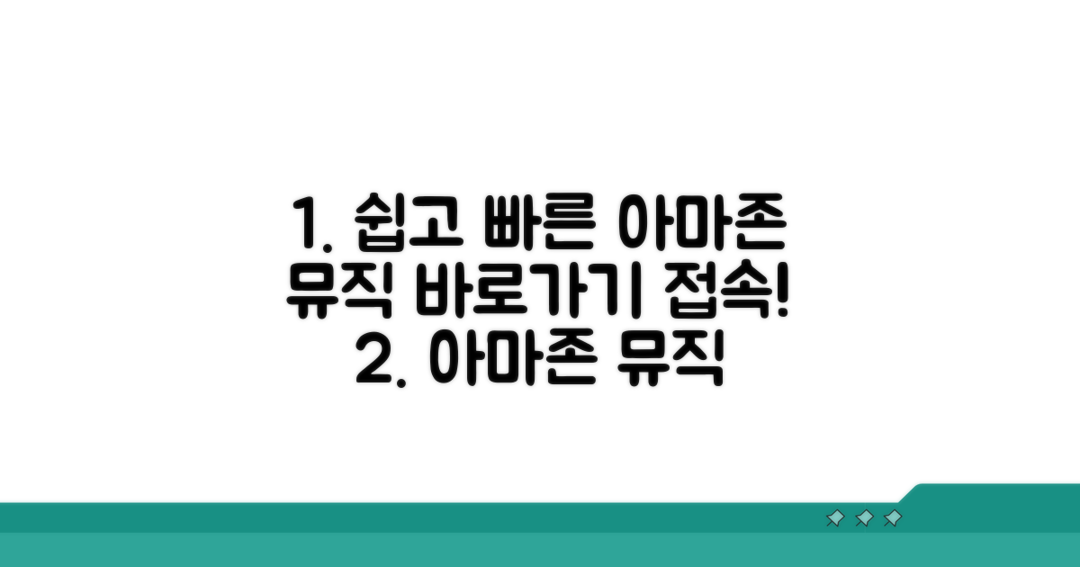 아마존뮤직 바로가기 접속 방법