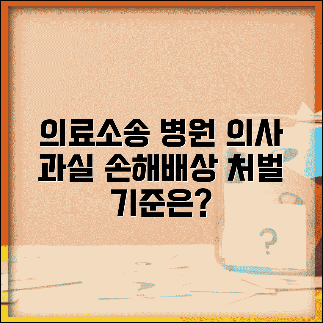의료진 의료사고 고소 | 의료과실 손해배상 의료진 처벌 수위