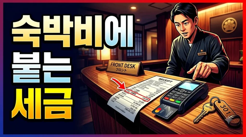 일본 숙박세 안내 이미지