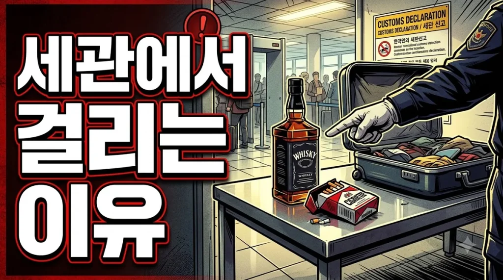 일본 세관 반입 한도 안내 이미지