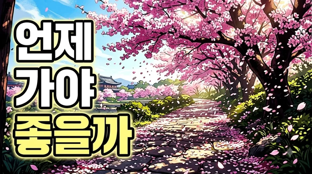 일본 여행 시기 안내 이미지