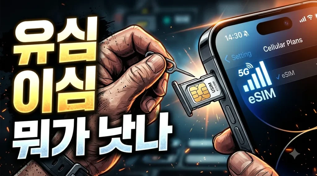 일본 유심 이심 안내 이미지