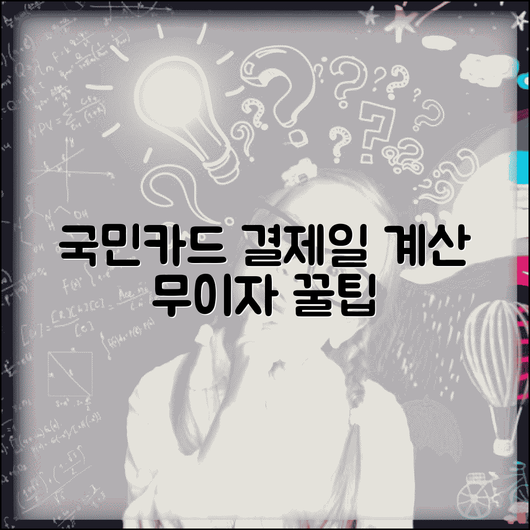 국민카드 결제일별 이용기간 계산 | KB국민카드 무이자기간 활용법