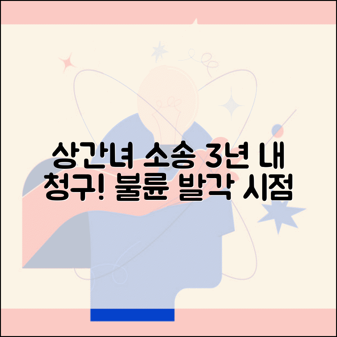 상간녀 위자료 청구소송 기한 | 불륜 발각시점부터 3년 소멸시효 기간 준수