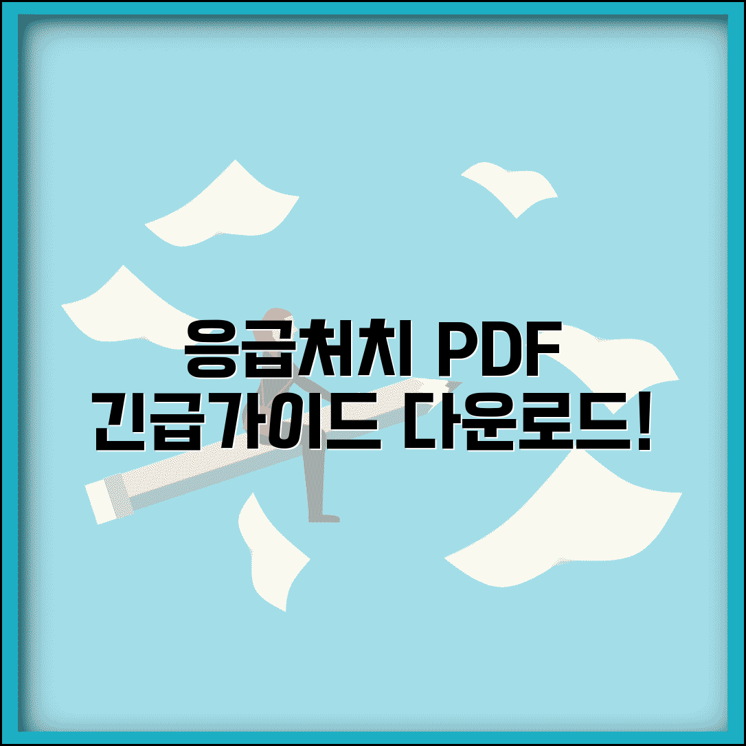 응급처치 매뉴얼 PDF 자료 | 상황별 응급처치 가이드북과 체크리스트 다운로드