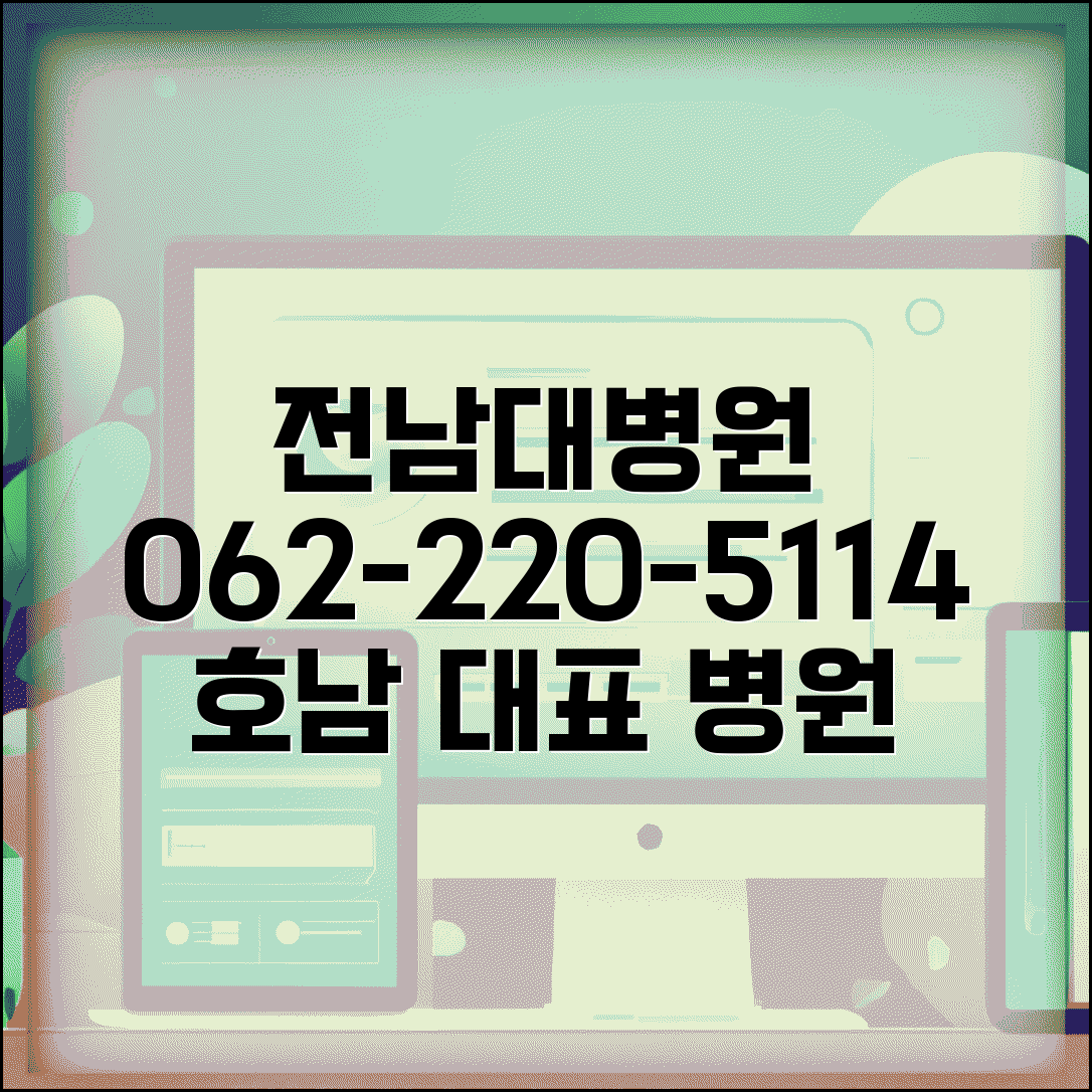 전남대 병원 전화번호 062-220-5114 | 광주시 동구 전남대학교병원 호남 지역 대표 종합병원