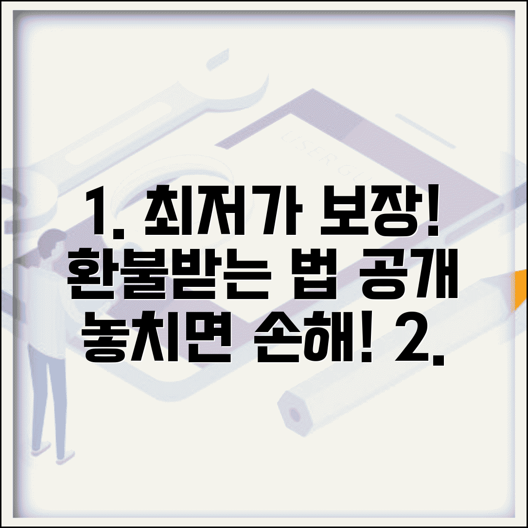 최저가 보장제 활용하는 방법 | 더 저렴한 가격 발견시 차액 환불받는 보장 서비스