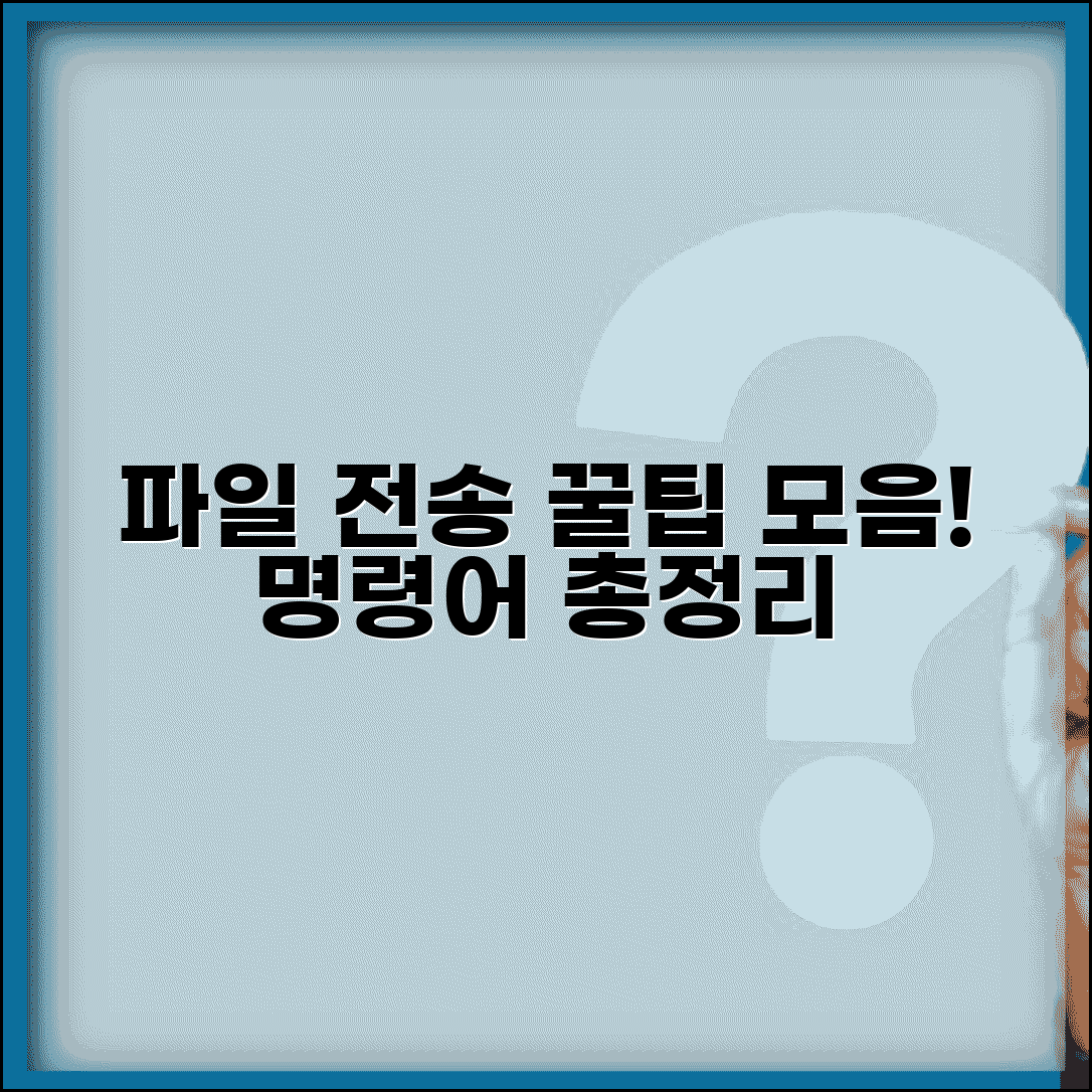 파일 전송 명령어 모음 | 커맨드라인 파일전송 명령어