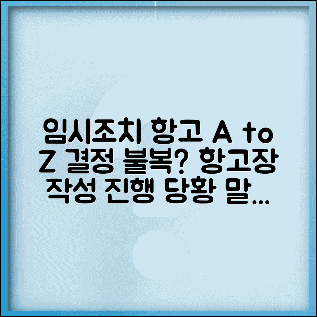 임시조치 항고 절차 총정리 | 임시조치 결정 불복 | 항고장 작성 방법 | 항고심 진행 과정