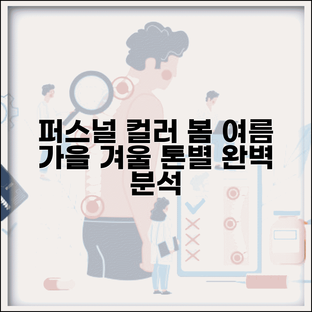 퍼스널 컬러 종류 | 봄 여름 가을 겨울 + 세부 톤 구분