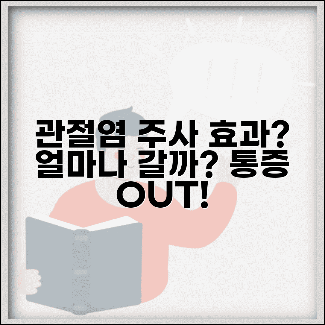 관절염 주사 맞으면 얼마나 효과 있나요 | 관절염 치료 | 주사 효과 | 지속기간