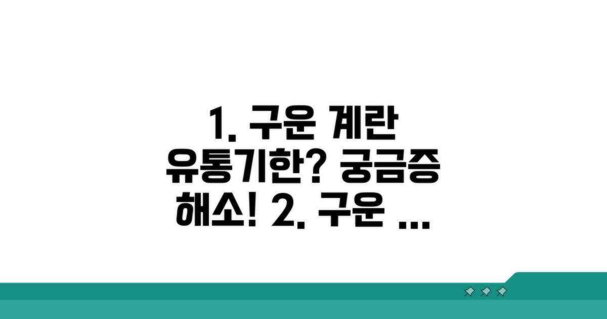 구운 계란 유통기한, 얼마나 갈까?