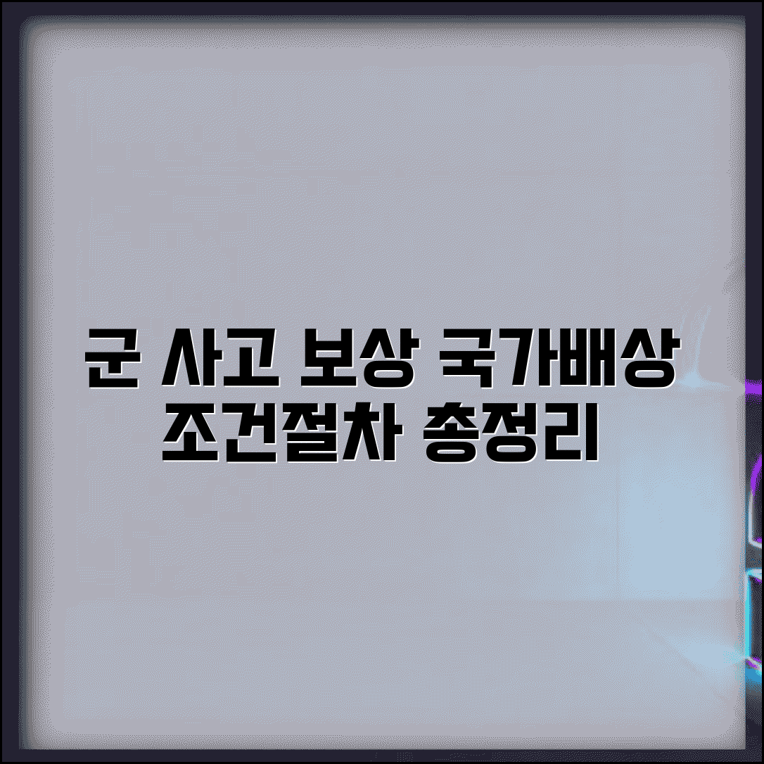 군복무 중 사고 국가배상 | 군 사고 보상 청구 조건, 절차, 필요 서류 총정리