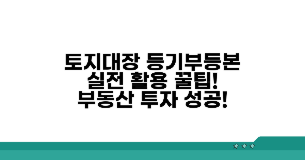 실전! 토지대장 등기부등본 활용법