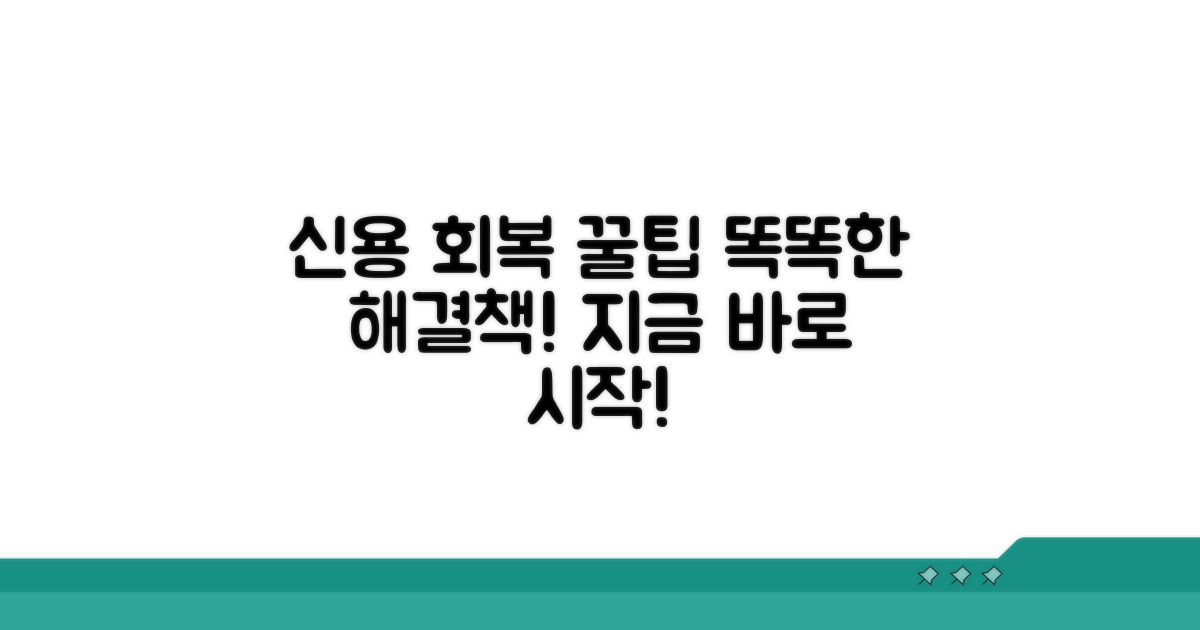 신용 회복, 현명한 대처법 모음