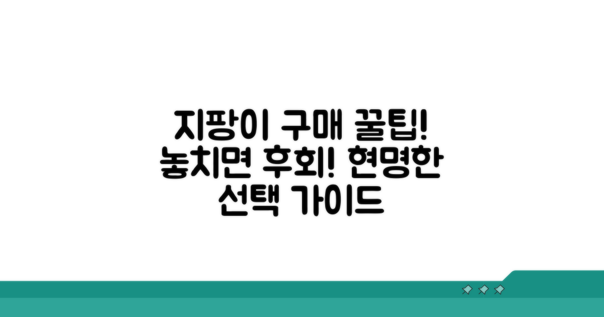 지팡이 구입 꿀팁 및 주의사항