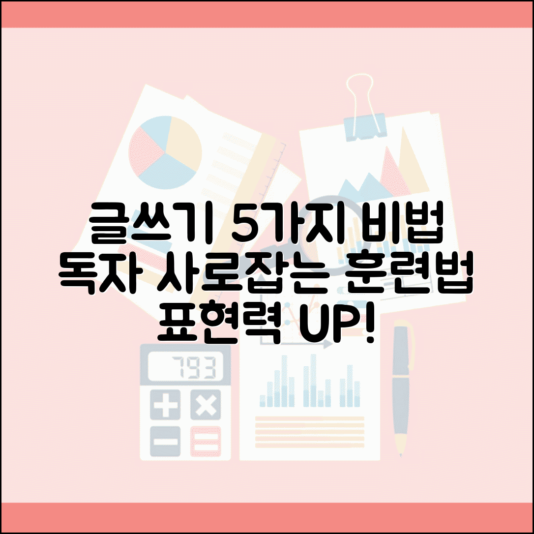 글을 잘 쓰는 방법 5가지 비법 | 독자 사로잡는 표현력과 일상 훈련법 총정리