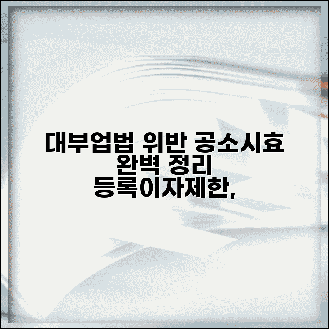 대부업법위반 공소시효 계산방법 | 등록·이자제한 위반별 차이 및 계속범 여부 총정리