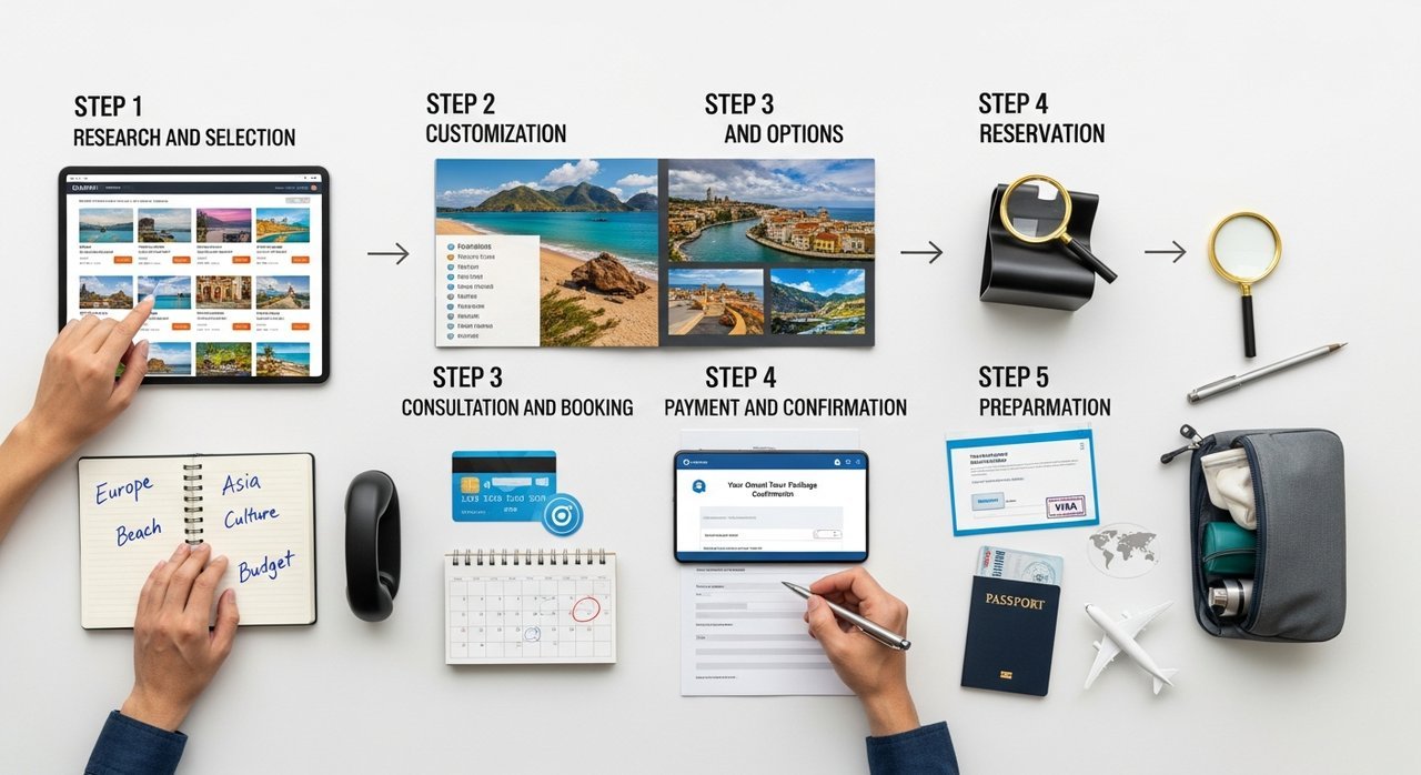온누리투어 패키지 여행 상품 예약: 완벽 가이드 5단계