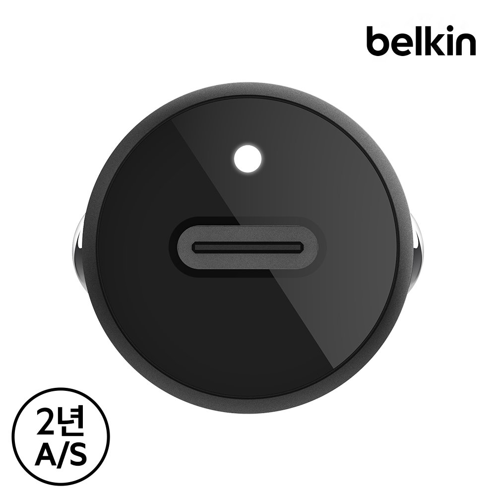 벨킨 30W C타입 PD 3.0 PPS 차량용 고속 충전기 CCA004bt 아이폰17 16 15 14 갤럭시 S26 S25 아이패드 호환 상세 이미지 1