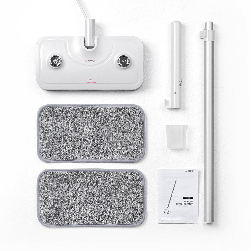 에어보나 올클린 살균 슬림 라이트 유선 스탠드형 스팀 물걸레 청소기 AB-SM800 상세 이미지 2