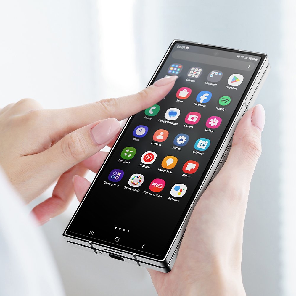 빅쏘 2.5CX 지문인식 강화유리 액정보호필름 갤럭시Z 폴드6, 2매입 상세 이미지 1