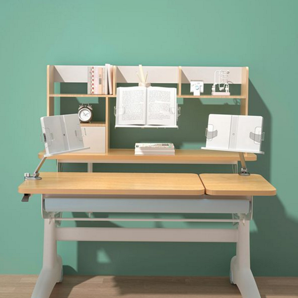 클램프형 투명 독서대 스탠드형 각도 조절 독서대 휴대용 책상용 상세 이미지 2