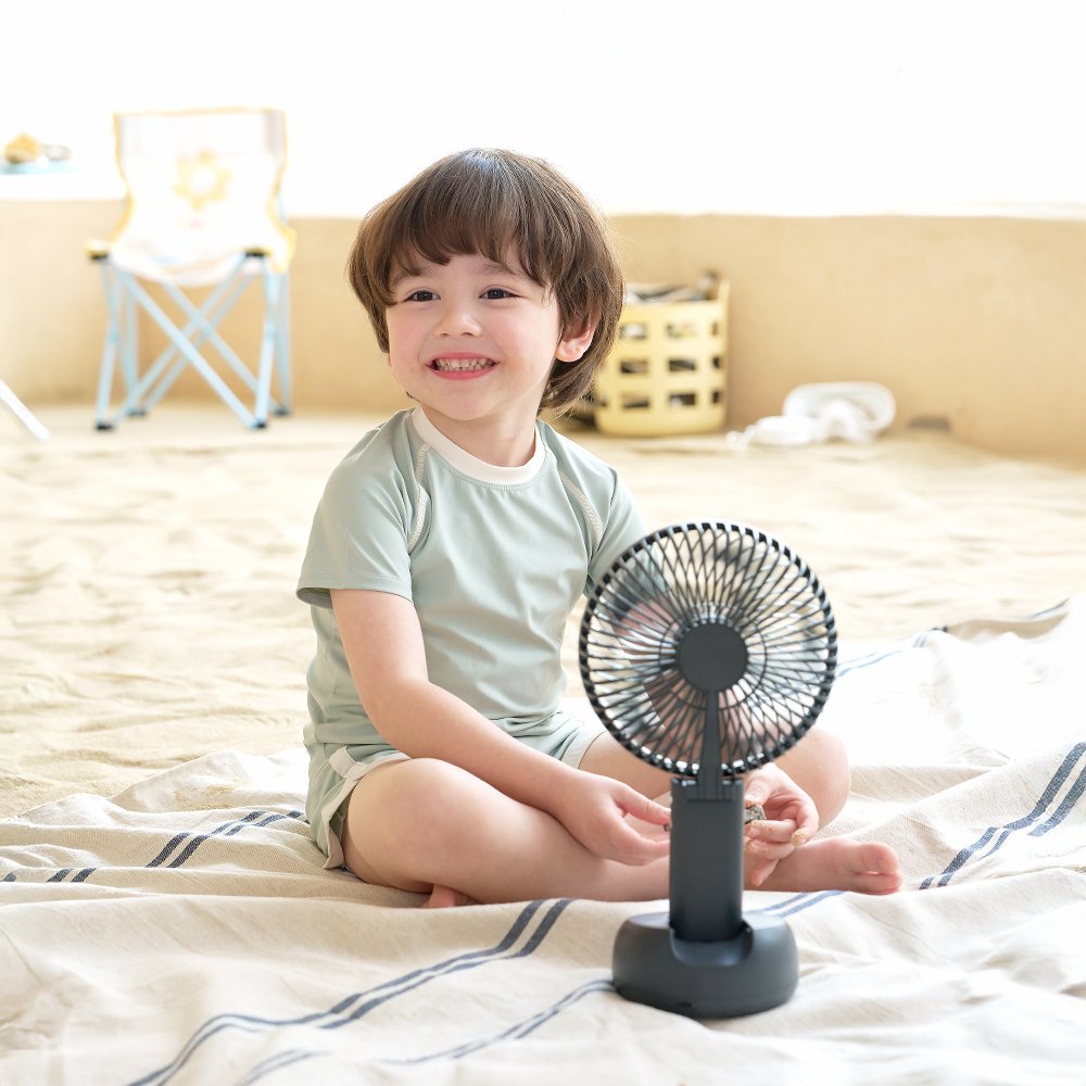 프롬비 윈드스핀 빅팬 무선 폴더블 휴대용 선풍기 FB150 쿨그레이 상세 이미지 1