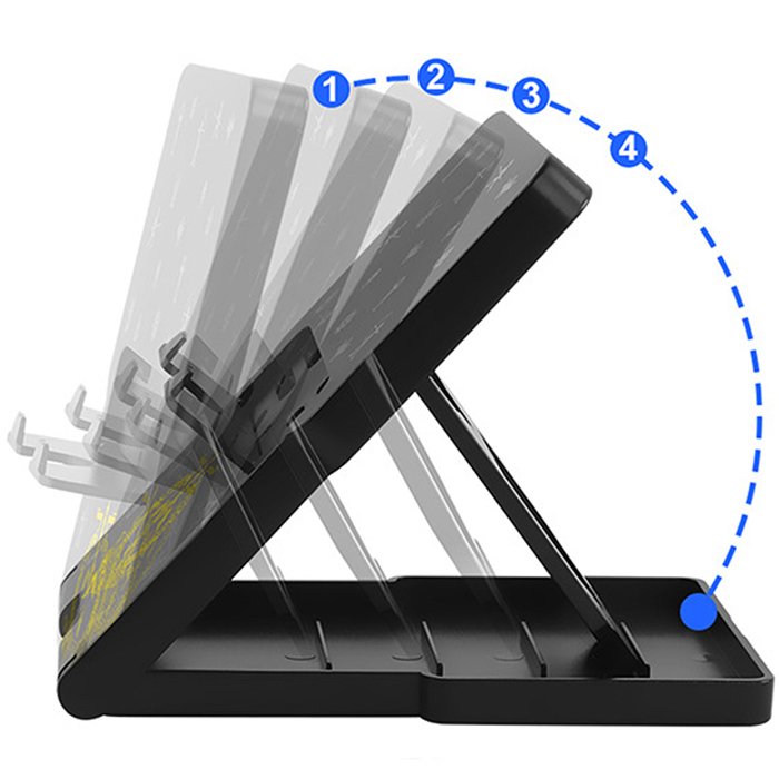 닌텐도스위치 거치대 스탠드 OLED 라이트 컨트롤러 동숲 올접이식 상세 이미지 2