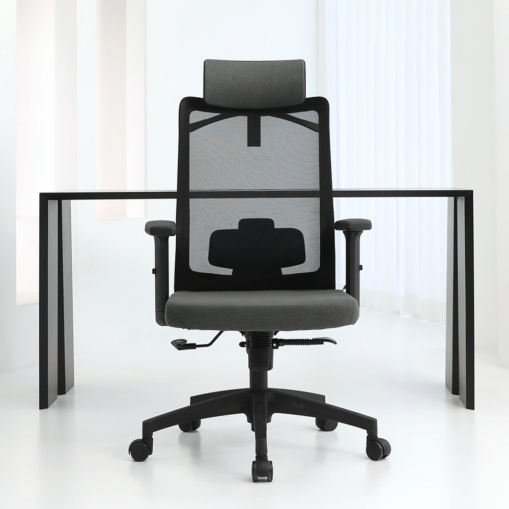 린백 LB31HB 블랙바디 헤드형 사무용 컴퓨터 책상의자 상세 이미지 2