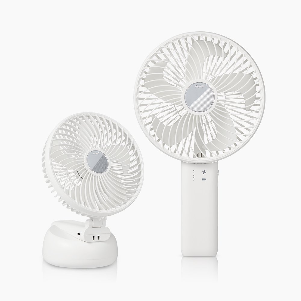 프롬비 윈드스핀 빅팬 무선 폴더블 휴대용 선풍기 FB150 쿨그레이 상세 이미지 2