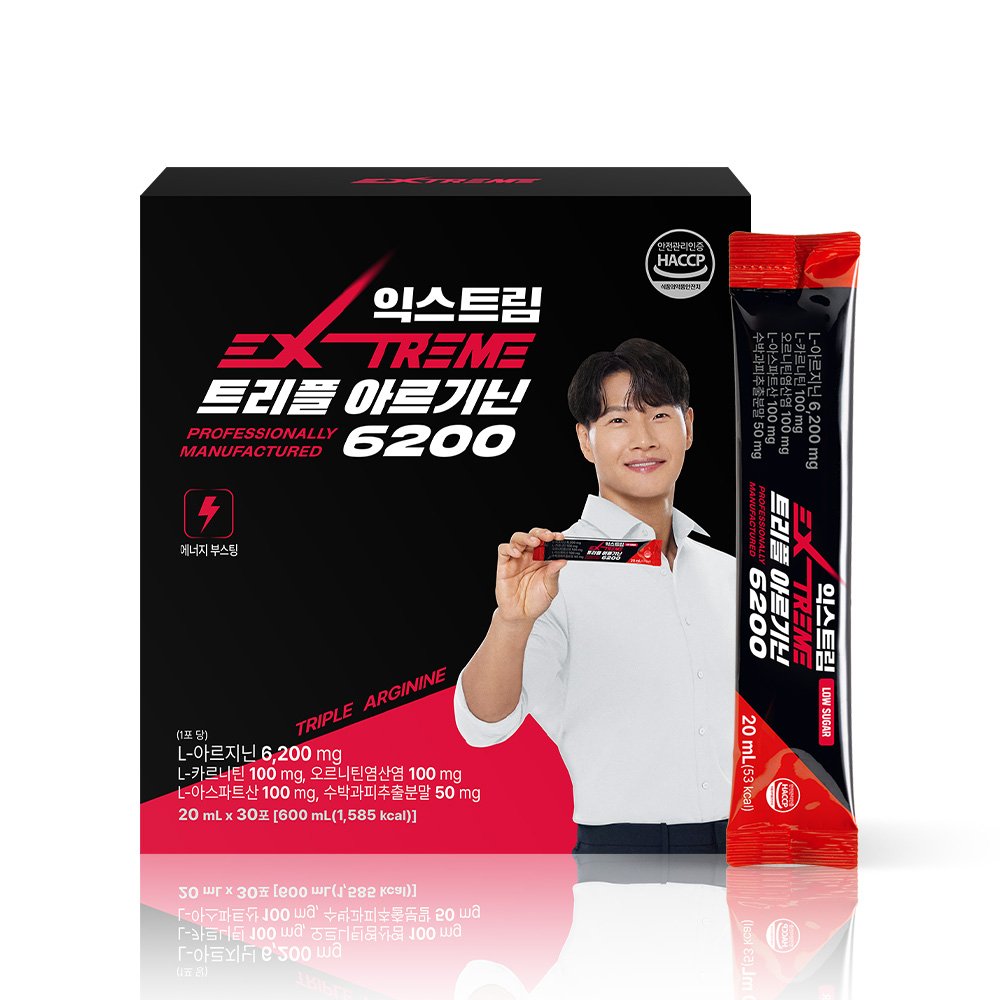 익스트림 김종국 트리플 아르기닌 6200 30포, 1개 상세 이미지 2