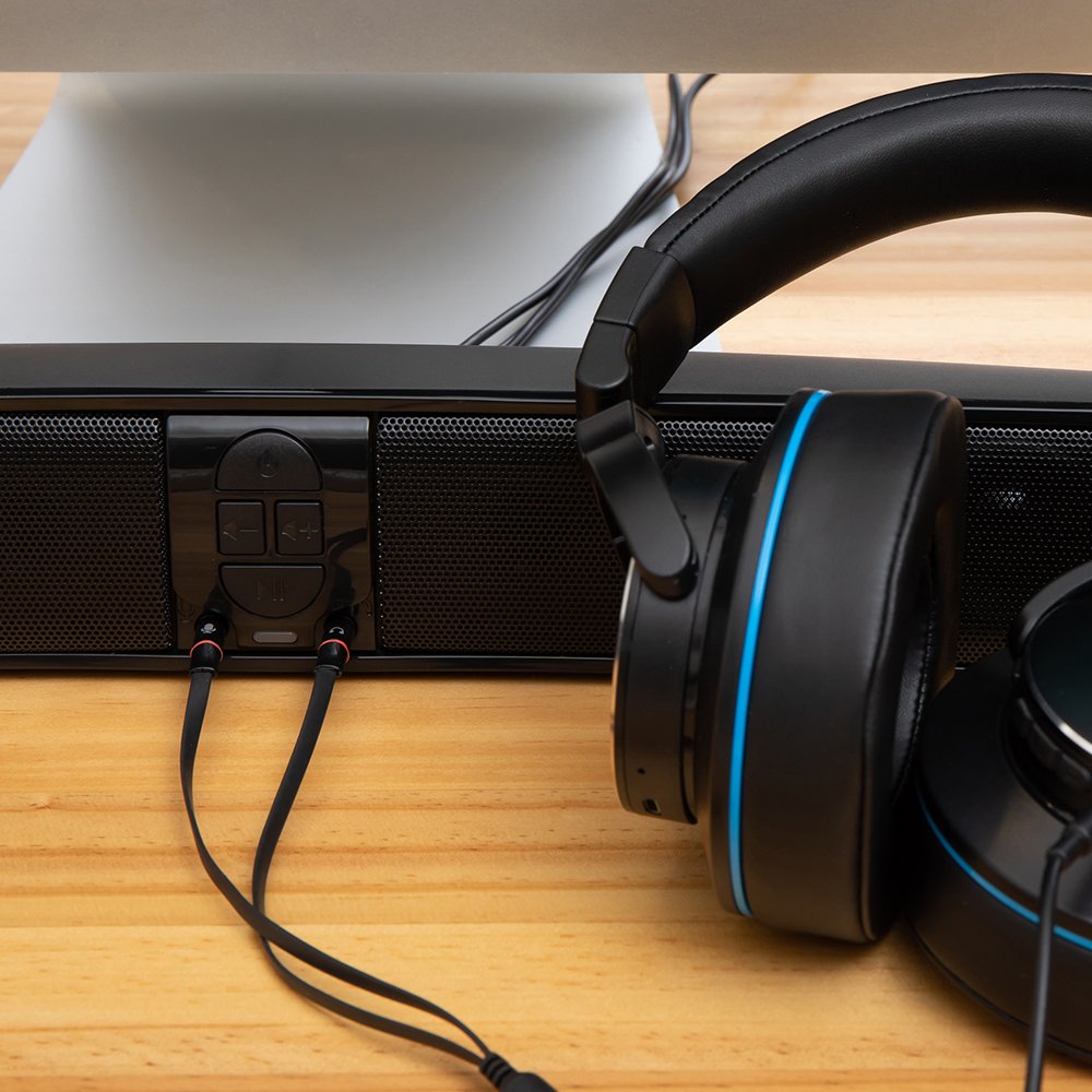 아이리버 IRC-SB70 블루투스 PC스피커 커브드 사운드바 상세 이미지 1