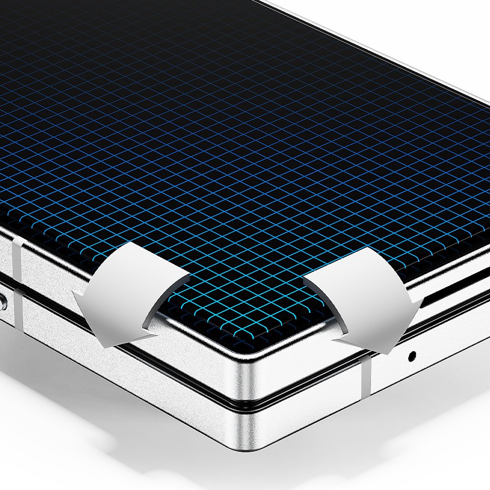 빅쏘 2.5CX 지문인식 강화유리 액정보호필름 갤럭시Z 폴드6, 2매입 상세 이미지 2