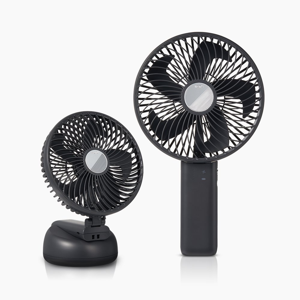 프롬비 윈드스핀 빅팬 무선 폴더블 휴대용 선풍기 FB150 쿨그레이 상세 이미지 1