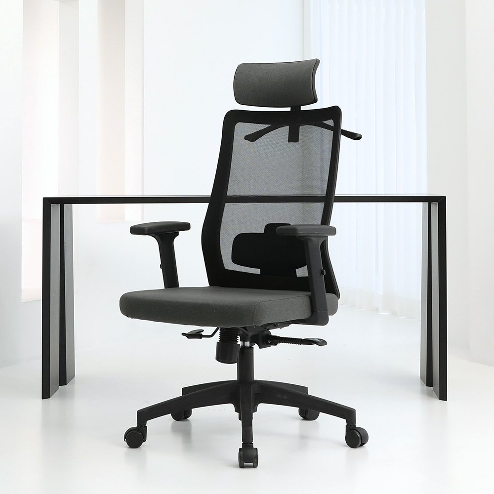 린백 LB31HB 블랙바디 헤드형 사무용 컴퓨터 책상의자 상세 이미지 1