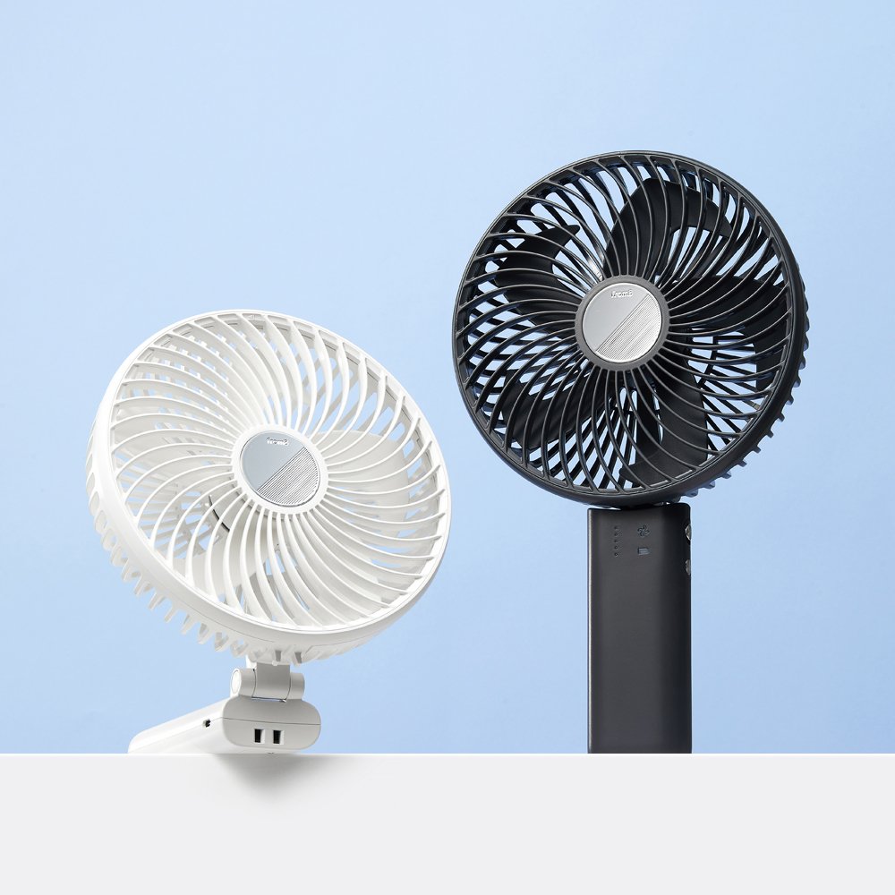 프롬비 윈드스핀 빅팬 무선 폴더블 휴대용 선풍기 FB150 쿨그레이 상세 이미지 2