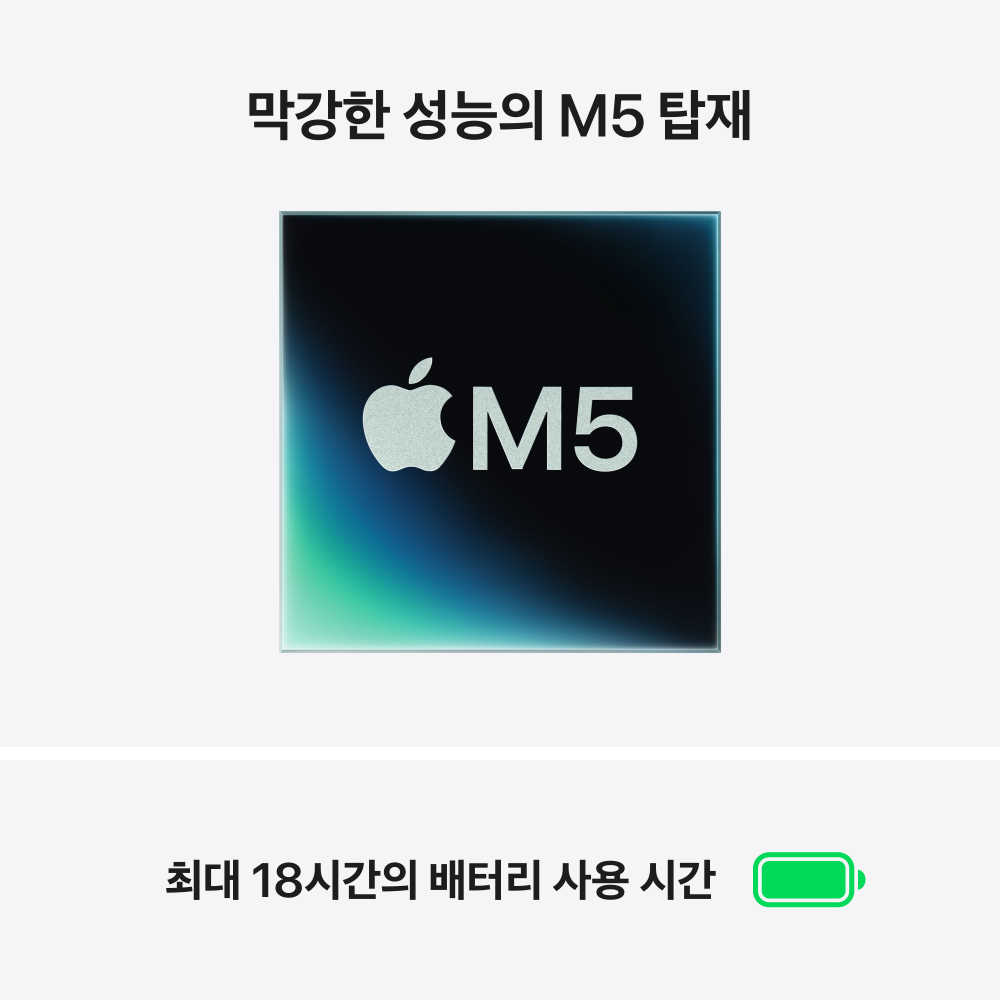 (1차예약) 애플 맥북에어 13 M5 (CPU 10코어/GPU 8코어) 16GB 512GB 실버 MDH74KH/A 상세 이미지 2