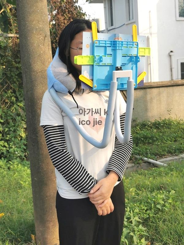 목걸이 독서대 손안대고 목에거는 기본 휴대용 책읽기 받침대 일반형 상세 이미지 1