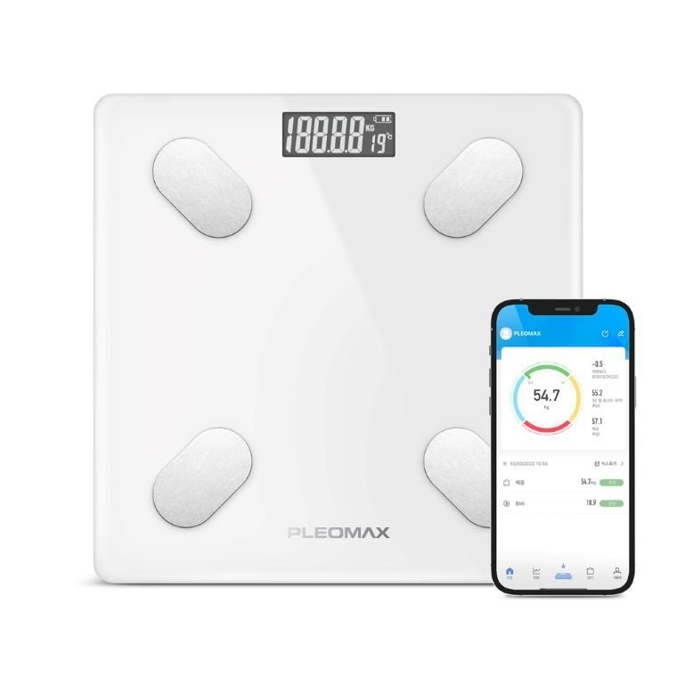 지니몰 앱연동 체중계 플레오맥스 PM-SCALES01 스마트 체성분 상세 이미지 1